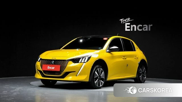 Peugeot e-208 second Generation 2021 Желтый из Кореи
