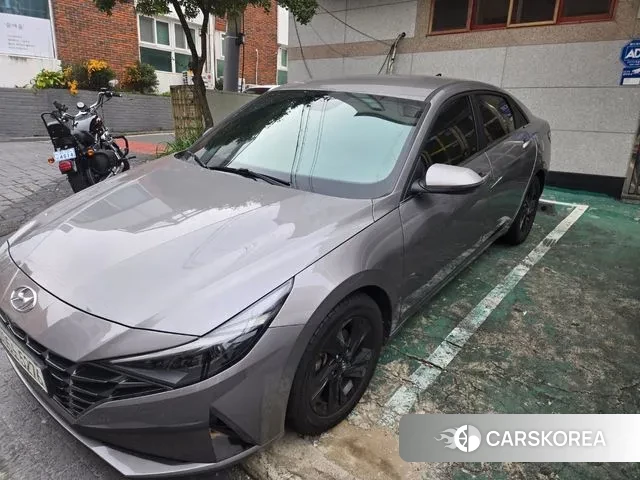 Hyundai Avante (CN7) 2021 Серый из Кореи