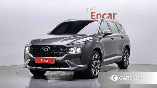 Hyundai The New Santa Fe 2021 Серый из Кореи