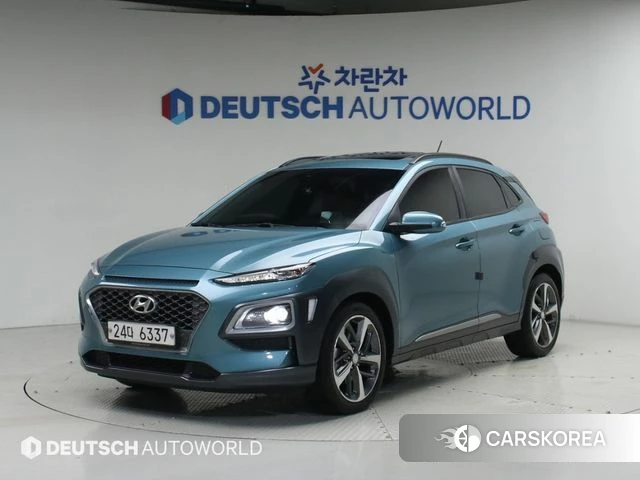 Hyundai Kona 2018 Синий из Кореи