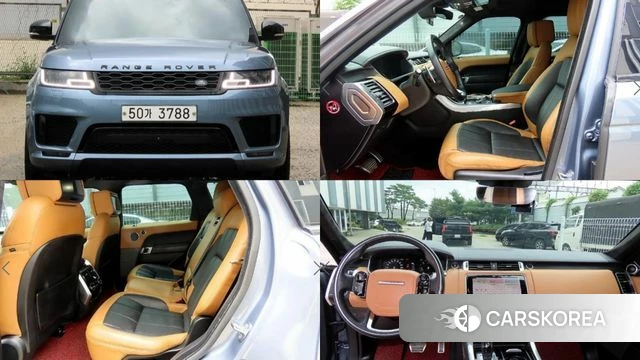 Land Rover Range Rover Sport 2nd Generation 2018 Синий из Кореи