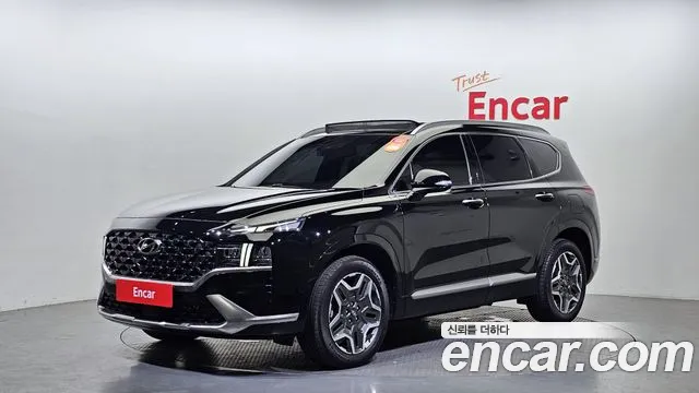 Hyundai The New Santa Fe 2022 Черный из Кореи