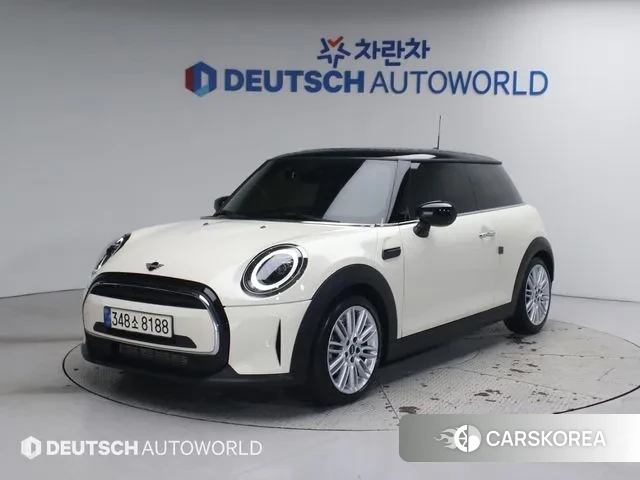 Mini Cooper 2021 Белый из Кореи