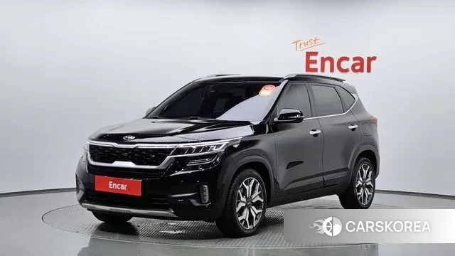 Kia Seltos 2020 Черный из Кореи