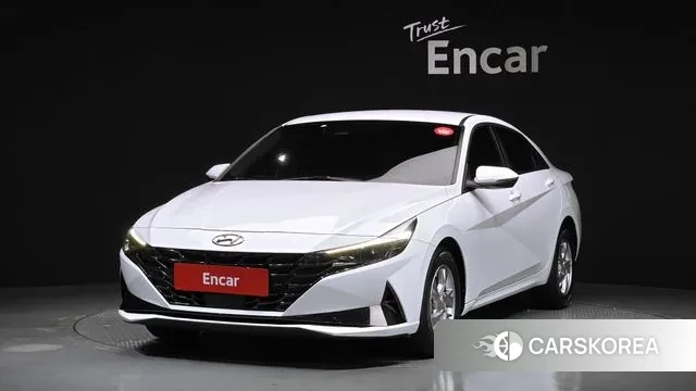 Hyundai Avante (CN7) 2022 Белый из Кореи