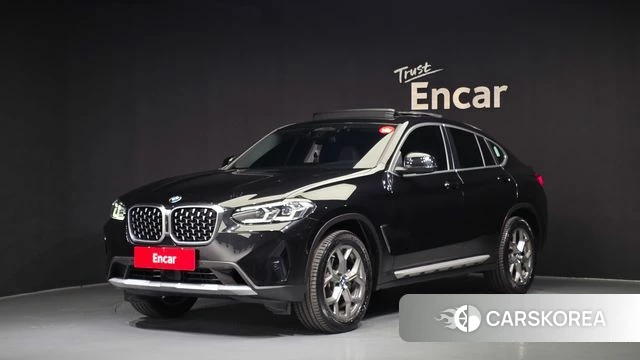 BMW X4 (G02) 2024 Черный из Кореи