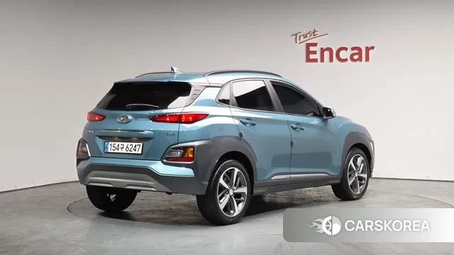 Hyundai Kona 2019 Небесно-голубой из Кореи