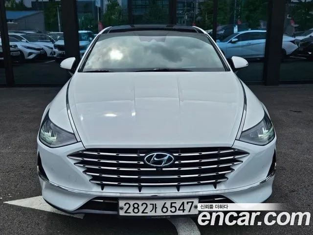 Hyundai Sonata Hybrid (DN8) 2020 Белый из Кореи