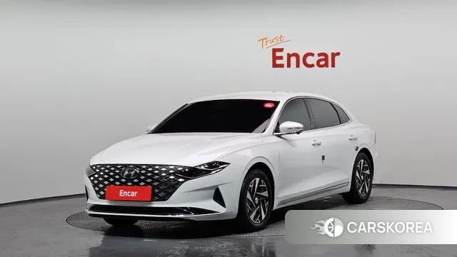 Hyundai The New Grandeur IG Hybrid 2021 Белый из Кореи