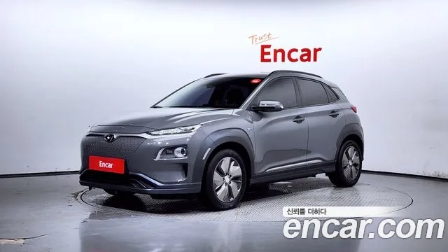 Hyundai Kona Electric 2018 Серебристо-серый из Кореи