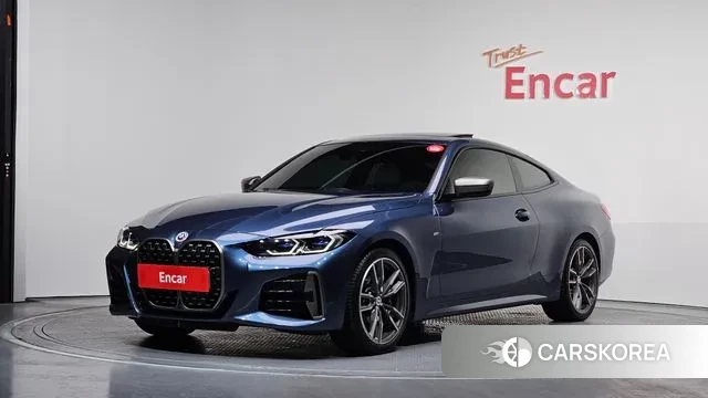 BMW 4 Series (G22) 2022 Синий из Кореи