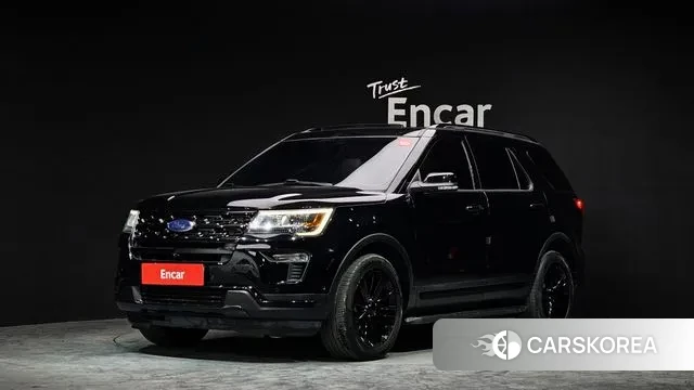 Ford Explorer 2018 Черный из Кореи