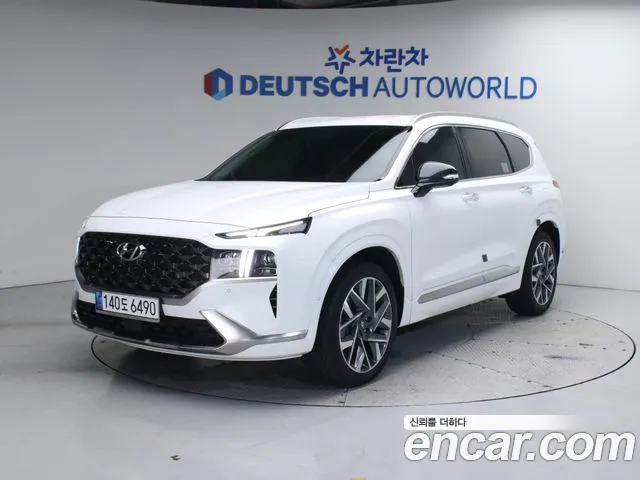 Hyundai The New Santa Fe 2023 Белый из Кореи