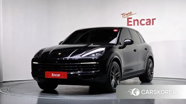 Porsche Cayenne (PO536) 2021 Черный из Кореи