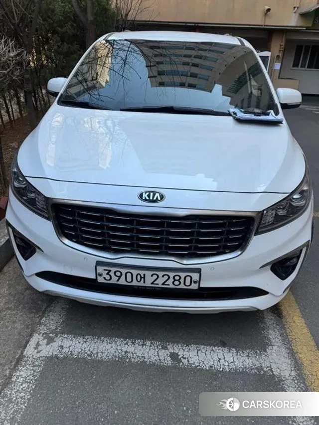 Kia The New Carnival 2018 Белый из Кореи
