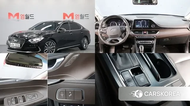 Hyundai Grandeur IG 2018 Черный из Кореи