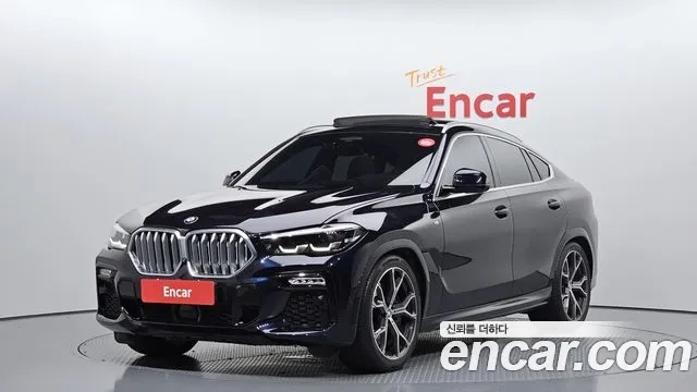 BMW X6 (G06) 2020 Черный из Кореи