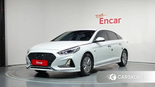 Hyundai Sonata New Rise Hybrid 2018 Белый из Кореи