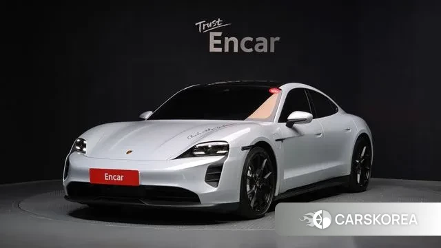 Porsche Taycan 2022 Серебристо-серый из Кореи