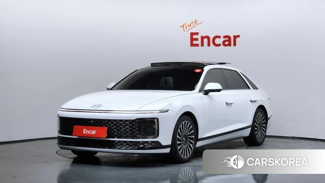 Hyundai Grandeur Hybrid (GN7) 2023 Белый из Кореи