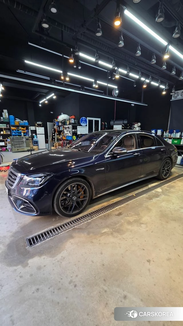 Mercedes-Benz S-Class W222 2018 Синий из Кореи