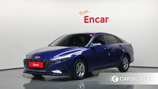 Hyundai Avante (CN7) 2020 Синий из Кореи