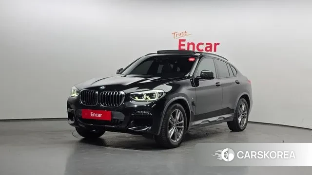 BMW X4 (G02) 2021 Черный из Кореи