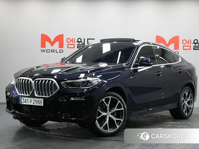 BMW X6 (G06) 2021 Синий из Кореи