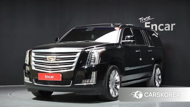 Cadillac Escalade 2018 Черный из Кореи