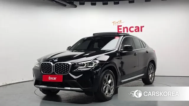 BMW X4 (G02) 2021 Черный из Кореи