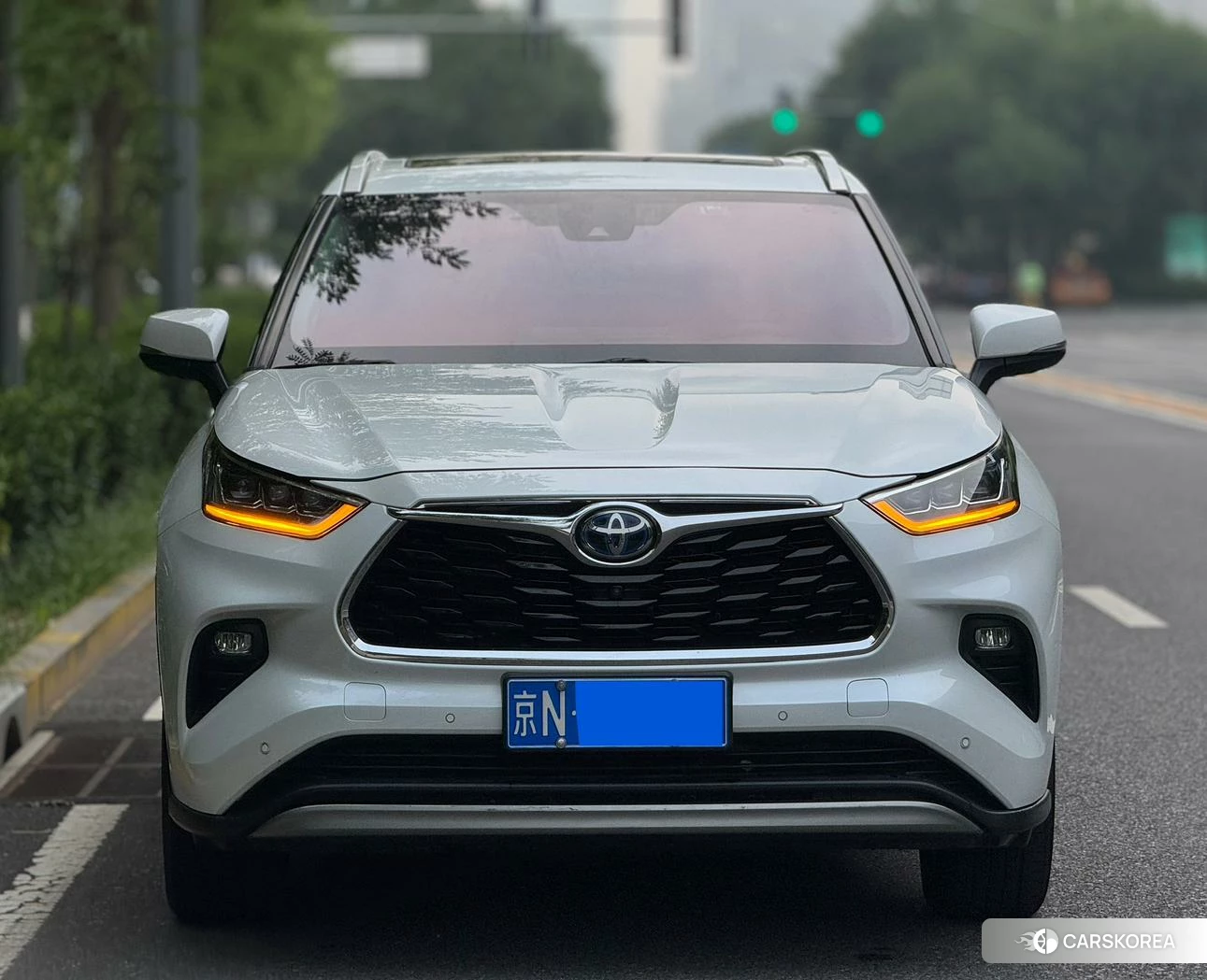 Toyota Highlander 2021 Белый из Китая