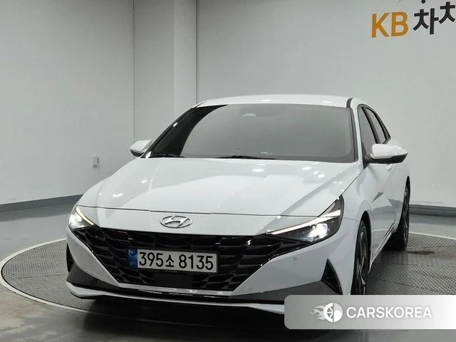 Hyundai Avante (CN7) 2020 Белый из Кореи