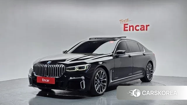 BMW 7 Series (G11) 2021 Черный из Кореи
