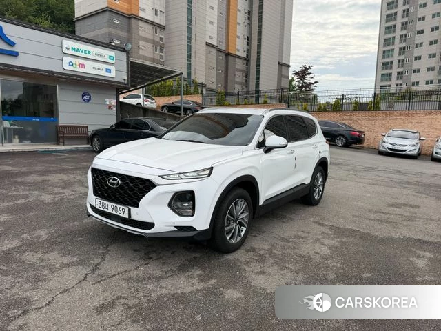 Hyundai Santa Fe TM 2019 Белый из Кореи