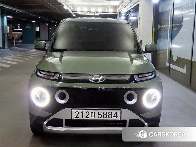 Hyundai Casper 2022 Светло-зеленый из Кореи