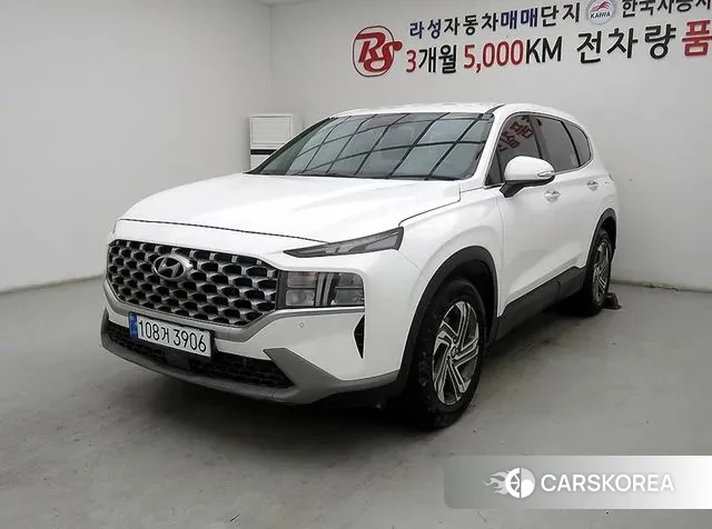 Hyundai The New Santa Fe 2021 Белый из Кореи