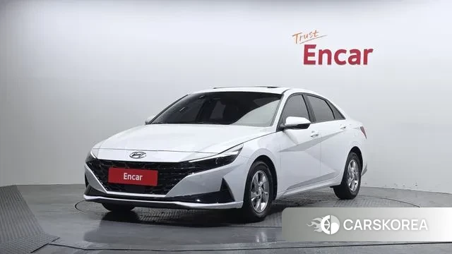 Hyundai Avante (CN7) 2020 Белый из Кореи