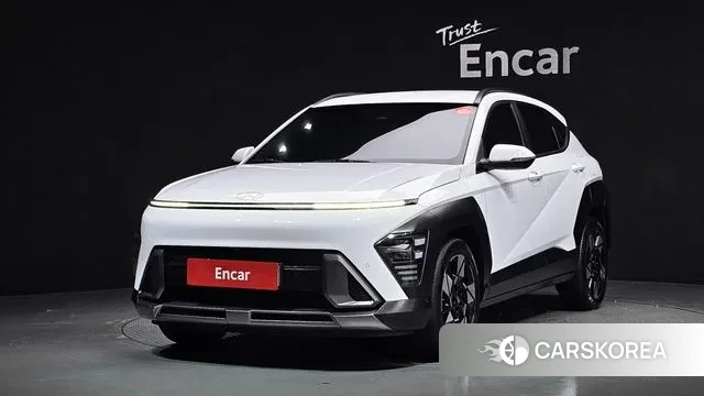 Hyundai Kona Hybrid (SX2) 2023 Белый из Кореи