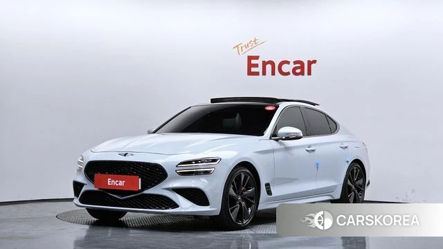 Genesis The New G70 2022 Светло-серебряный цвет из Кореи