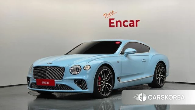 Bentley Continental GT 3rd Generation 2019 Небесно-голубой из Кореи