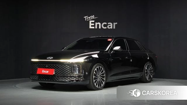 Hyundai Grandeur (GN7) 2023 Черный из Кореи