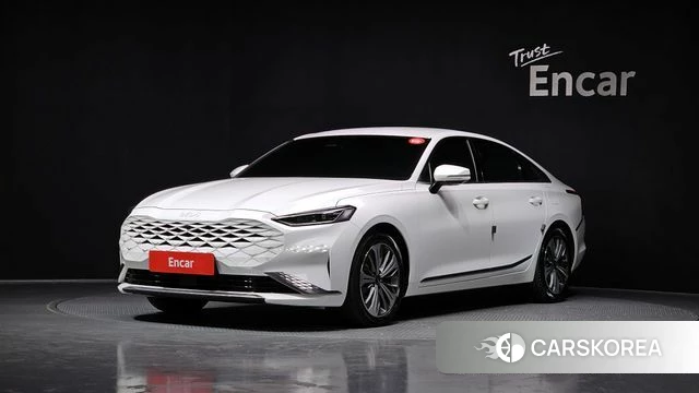 Kia K8 Hybrid 2024 Белый из Кореи