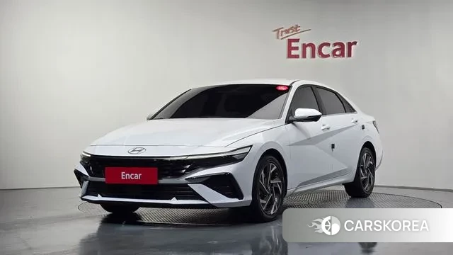 Hyundai The New Avante (CN7) 2023 Белый из Кореи