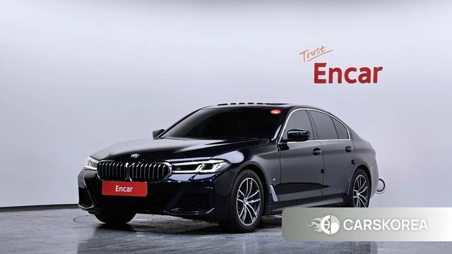 BMW 5 Series (G30) 2022 Черный из Кореи