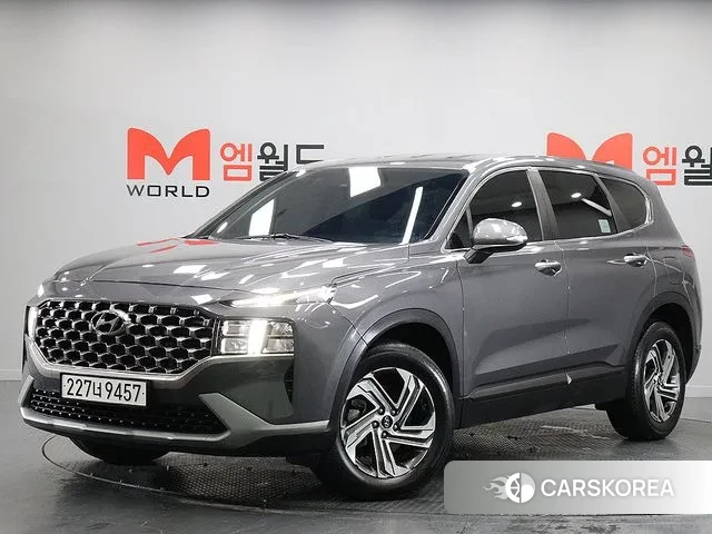 Hyundai The New Santa Fe 2022 Серый из Кореи