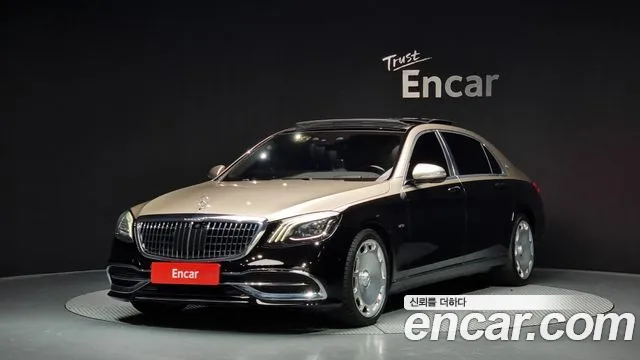 Mercedes-Benz S-Class W222 2019 Серебряный двухцветный из Кореи