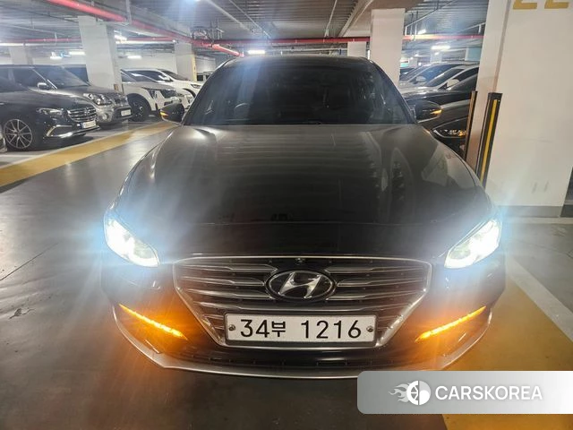 Hyundai Grandeur IG Hybrid 2019 Черный из Кореи