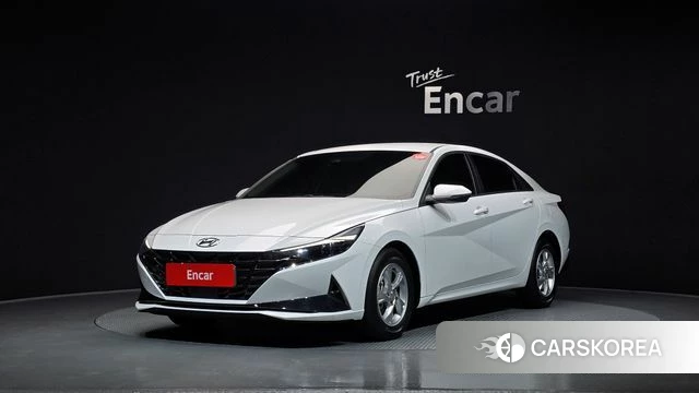 Hyundai Avante (CN7) 2021 Белый из Кореи