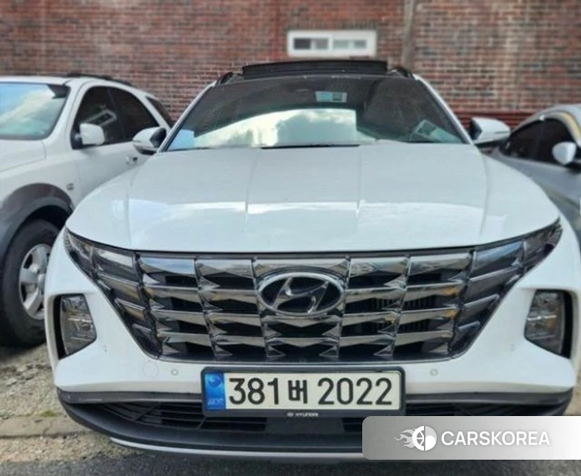 Hyundai Tucson (NX4) 2021 Белый из Кореи