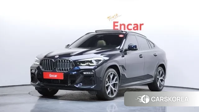 BMW X6 (G06) 2021 Синий из Кореи